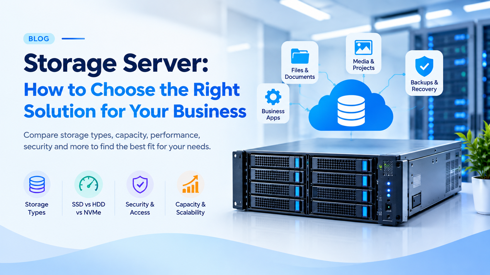 Storage Server: How to Choose the Right Solution for Your Business